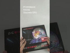PCWINMAX Radeon RX 550 4GB GDDR5 ITX Máy tính PC Chơi game Video Card đồ họa GPU 128-Bit