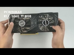 PCWINMAX RTX Card Đồ Họa RTX 3060ti 8GB Quạt Kép 12Pin 220W HDM1/DP Cho Máy Tính Để Bàn