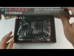 16GB H81 PC LGA1150 Bo mạch chủ chơi game Core I3 Core I5 ​​Core I7