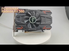 Thẻ đồ họa Radeon RX 560 4GB 128-Bit Fan đơn hiệu suất trơn tru cho chơi game & đa phương tiện