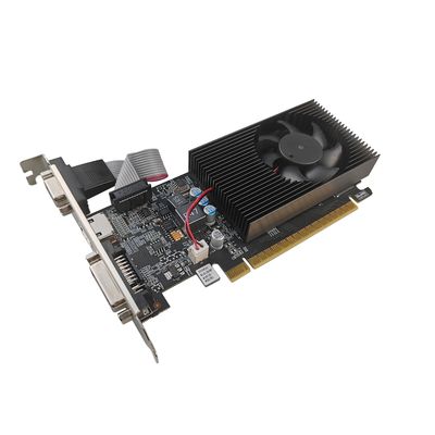 PCWINMAX GeForce GT 610 gốc 2GB DDR3 64 bit Thẻ đồ họa có hồ sơ thấp đầu ra VGA Không cần điện PCIe Multi-Monitor cho máy tính để bàn & văn phòng OEM / ODM Bulk