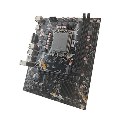 PCWINMAX H610 Đĩa chủ DDR4 2 kênh hỗ trợ12th 13th và 14th Gen i3 i5 i7 i9 Bộ xử lý SATA 6Gb/s M.2 Slots mATX LGA1700 Mainboard